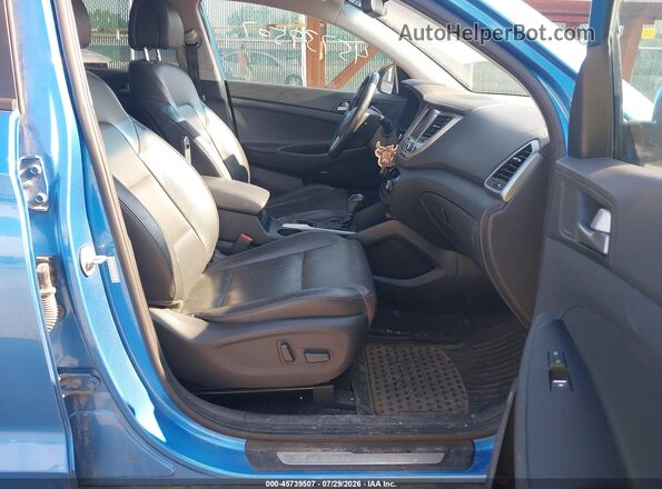 KM8J3CA2XJU632071 2018 HYUNDAI TUCSON Blue Widok wnętrza z przodu