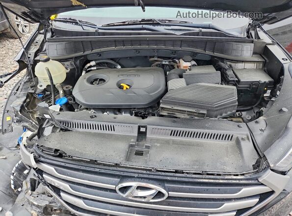 KM8J3CA40HU319459 2017 HYUNDAI TUCSON Черный Вид задней части салона