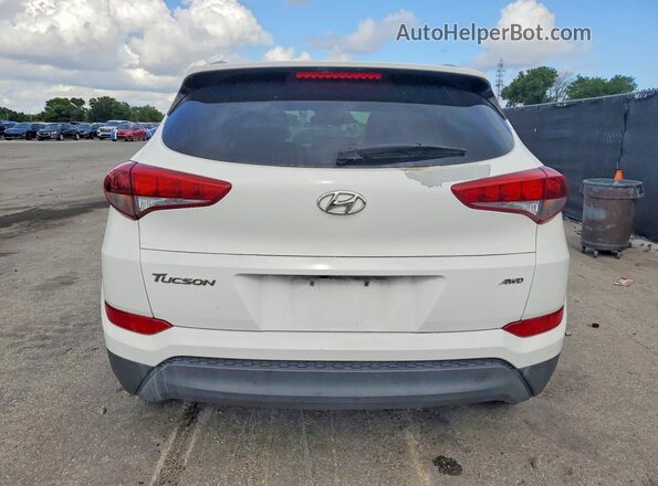 KM8J3CA40JU630816 2018 HYUNDAI TUCSON White Widok z tyłu