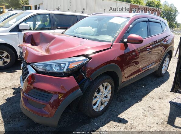 KM8J3CA40LU261930 2020 HYUNDAI TUCSON Red Przód lewy