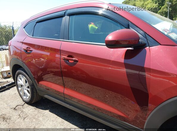 KM8J3CA40LU261930 2020 HYUNDAI TUCSON Red Widok wnętrza z tyłu