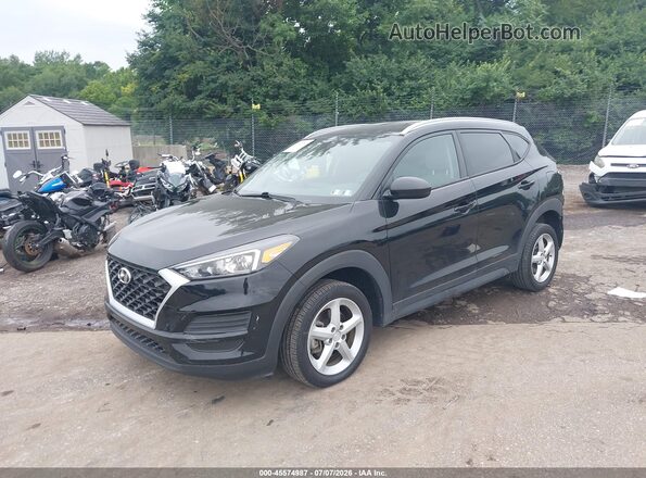 KM8J3CA41MU388266 2021 HYUNDAI TUCSON Black Vista tres cuartos delantera izquierda