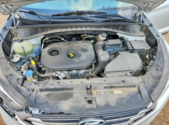 KM8J3CA42JU629652 2018 HYUNDAI TUCSON Серебряный Вид задней части салона