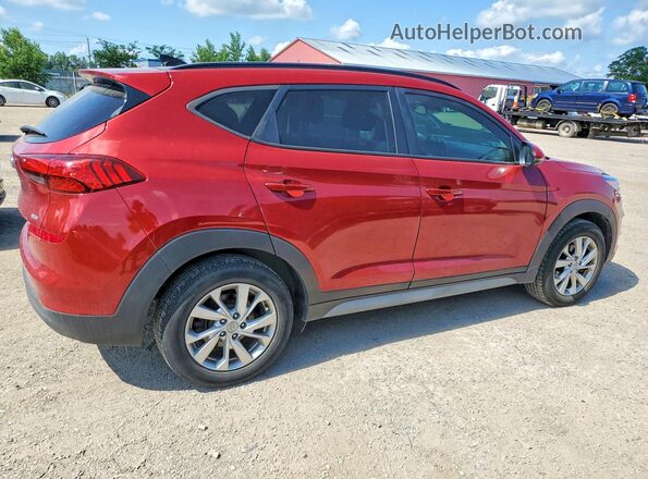 KM8J3CA42MU407147 2021 HYUNDAI TUCSON Red Հետևի աջ