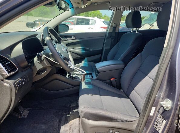 KM8J3CA43MU374630 2021 HYUNDAI TUCSON Gray Widok wnętrza z przodu