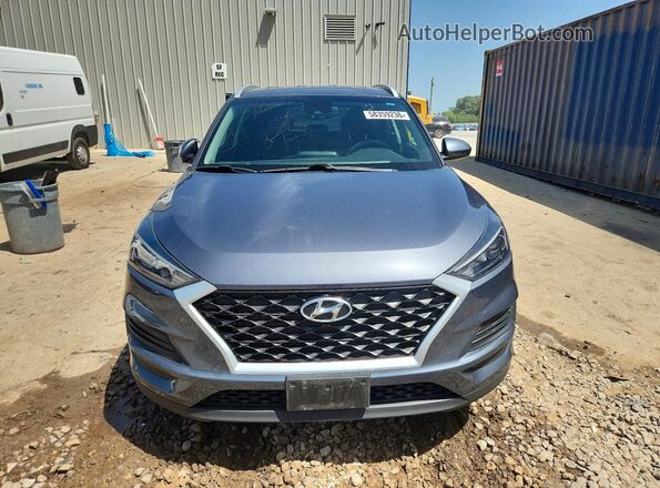 KM8J3CA43MU374630 2021 HYUNDAI TUCSON Gray Widok z przodu