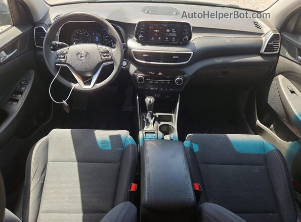 KM8J3CA43MU374630 2021 HYUNDAI TUCSON Gray Widok deski rozdzielczej