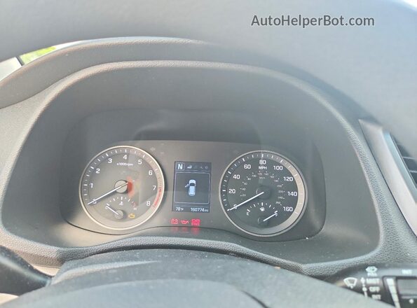 KM8J3CA44HU461801 2017 HYUNDAI TUCSON Черный Вид щитка приборов