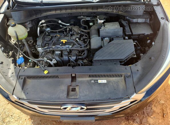 KM8J3CA44HU461801 2017 HYUNDAI TUCSON Черный Вид задней части салона