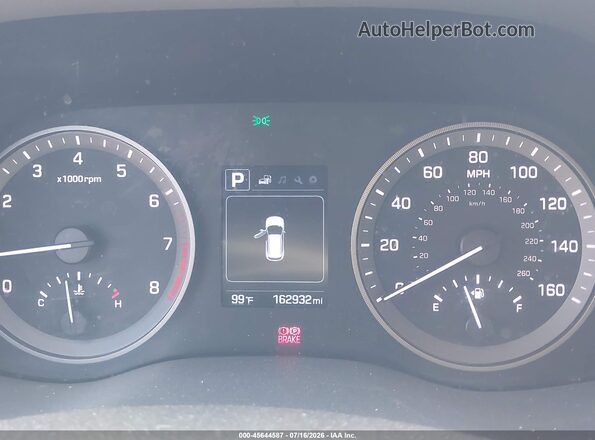 KM8J3CA44HU499111 2017 HYUNDAI TUCSON Gray Vista de los asientos traseros