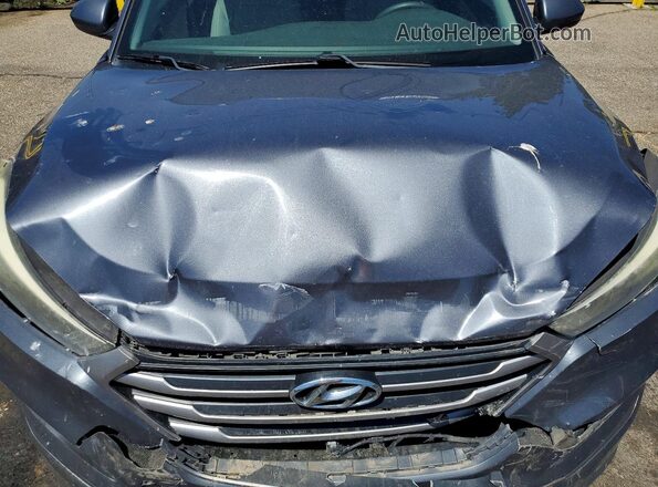 KM8J3CA44JU606941 2018 HYUNDAI TUCSON Gray Widok komory silnika