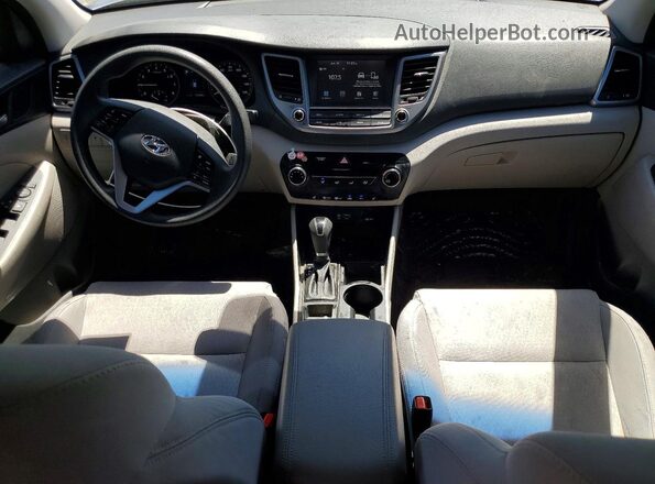 KM8J3CA44JU606941 2018 HYUNDAI TUCSON Gray Widok deski rozdzielczej