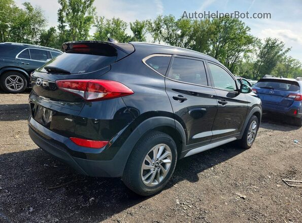 KM8J3CA44JU651328 2018 HYUNDAI TUCSON Black Trasero derecho