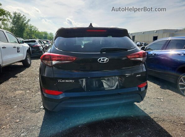 KM8J3CA44JU651328 2018 HYUNDAI TUCSON Black Vista trasera