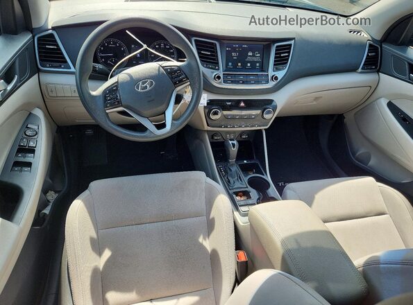 KM8J3CA44JU651328 2018 HYUNDAI TUCSON Black Vista del salpicadero