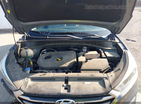 KM8J3CA44JU720888 2018 HYUNDAI TUCSON Gray Вид ззаду