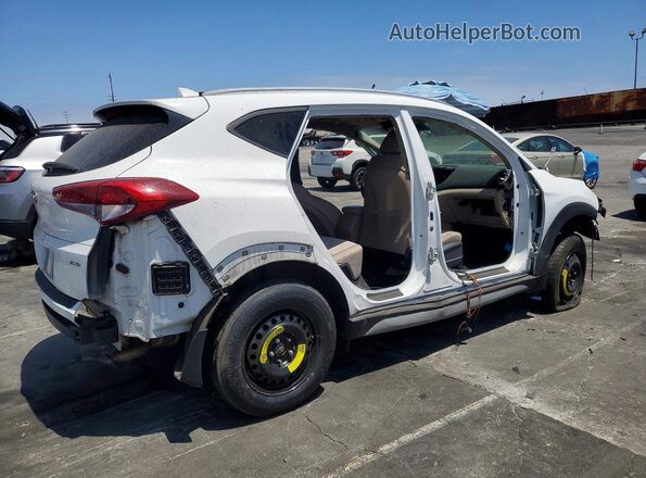 KM8J3CA44JU773591 2018 HYUNDAI TUCSON Белый Задняя правая четверть