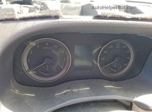 KM8J3CA44JU773591 2018 HYUNDAI TUCSON Белый Вид щитка приборов