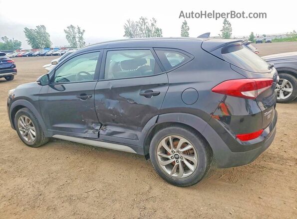 KM8J3CA44JU807402 2018 HYUNDAI TUCSON Черный Задняя левая четверть