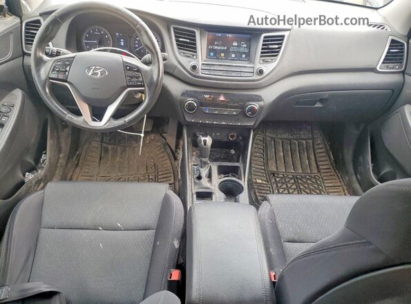 KM8J3CA44JU807402 2018 HYUNDAI TUCSON Черный Вид панели приборов