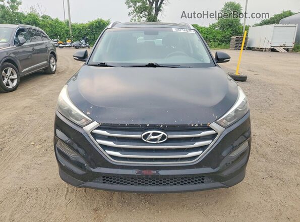 KM8J3CA44JU807402 2018 HYUNDAI TUCSON Черный Вид спереди