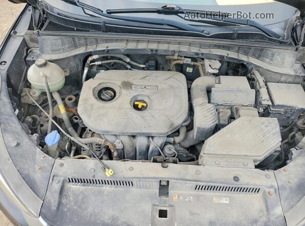 KM8J3CA44JU807402 2018 HYUNDAI TUCSON Черный Вид задней части салона