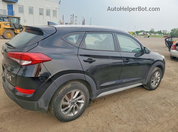 KM8J3CA44JU807402 2018 HYUNDAI TUCSON Черный Задняя правая четверть