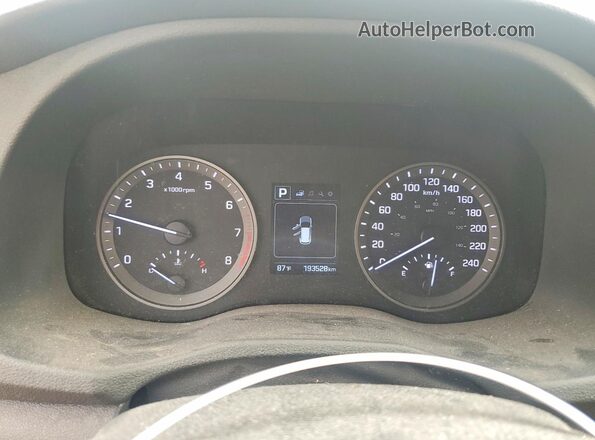 KM8J3CA44JU807402 2018 HYUNDAI TUCSON Черный Вид щитка приборов