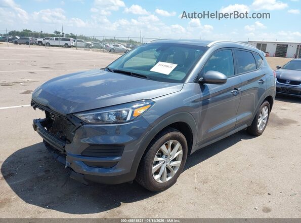 KM8J3CA44KU035937 2019 HYUNDAI TUCSON Серый Передняя левая четверть
