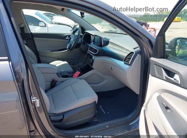 KM8J3CA44KU035937 2019 HYUNDAI TUCSON Серый Вид салона спереди