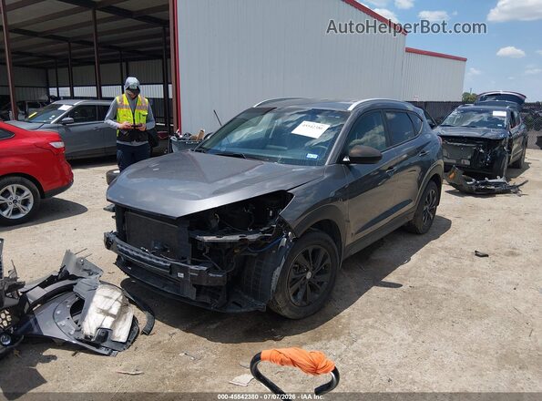 KM8J3CA45MU325199 2021 HYUNDAI TUCSON Серый Передняя левая четверть