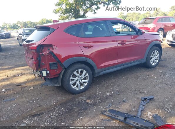 KM8J3CA45MU345467 2021 HYUNDAI TUCSON Темно-бордовый Задняя правая четверть
