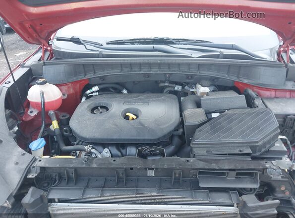 KM8J3CA45MU345467 2021 HYUNDAI TUCSON Темно-бордовый Вид сзади