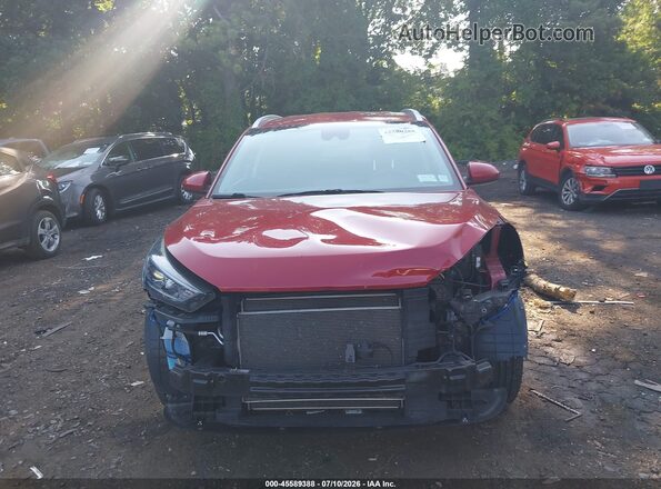 KM8J3CA45MU345467 2021 HYUNDAI TUCSON Темно-бордовый Вид задней части салона