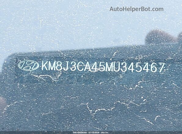KM8J3CA45MU345467 2021 HYUNDAI TUCSON Темно-бордовый 