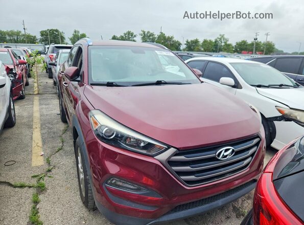KM8J3CA46GU036773 2016 HYUNDAI TUCSON Red Front view