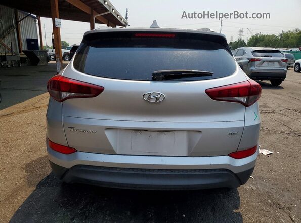 KM8J3CA46JU604155 2018 HYUNDAI TUCSON Silver უკანა ხედი