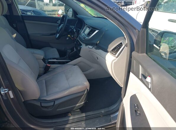 KM8J3CA47GU059446 2016 HYUNDAI TUCSON Gray Սալոնի դիմացի տեսք