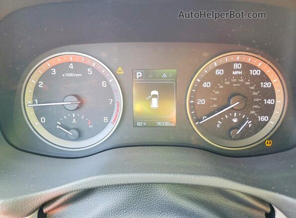 KM8J3CA47HU423219 2017 HYUNDAI TUCSON Burgundy Widok zestawu wskaźników