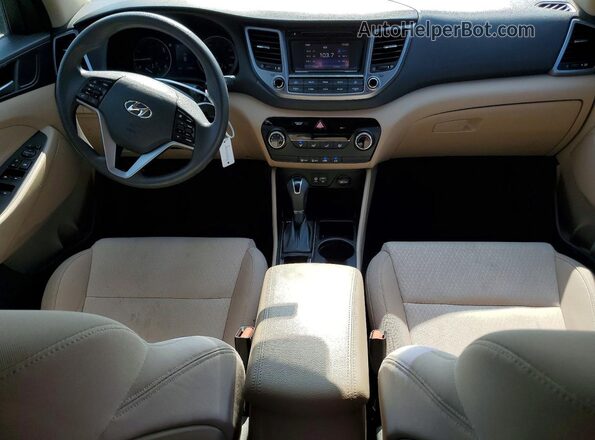 KM8J3CA47HU423219 2017 HYUNDAI TUCSON Burgundy Widok deski rozdzielczej