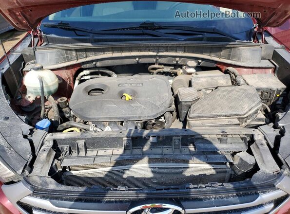 KM8J3CA47HU423219 2017 HYUNDAI TUCSON Burgundy Widok wnętrza z tyłu