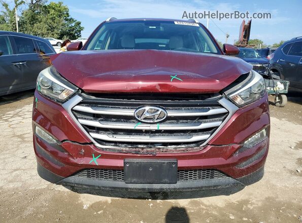 KM8J3CA47HU423219 2017 HYUNDAI TUCSON Burgundy Widok z przodu