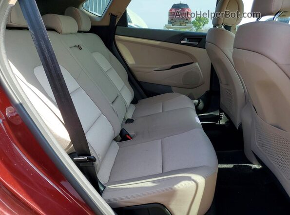 KM8J3CA47HU423219 2017 HYUNDAI TUCSON Burgundy Widok tylnych siedzeń
