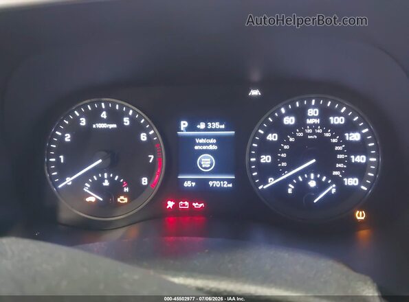 KM8J3CA47KU962091 2019 HYUNDAI TUCSON Silver Widok tylnych siedzeń
