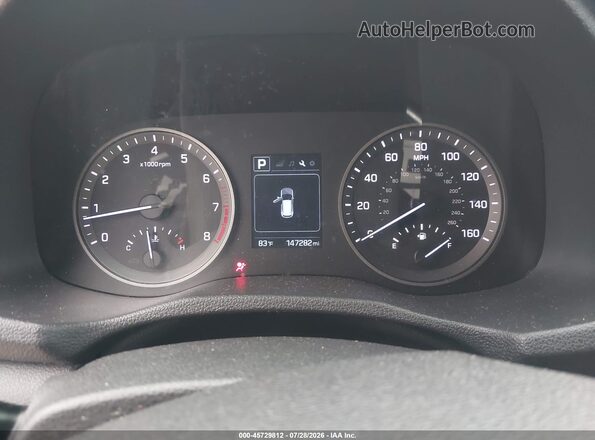 KM8J3CA48GU130119 2016 HYUNDAI TUCSON Blue Հետևի նստատեղերի տեսք