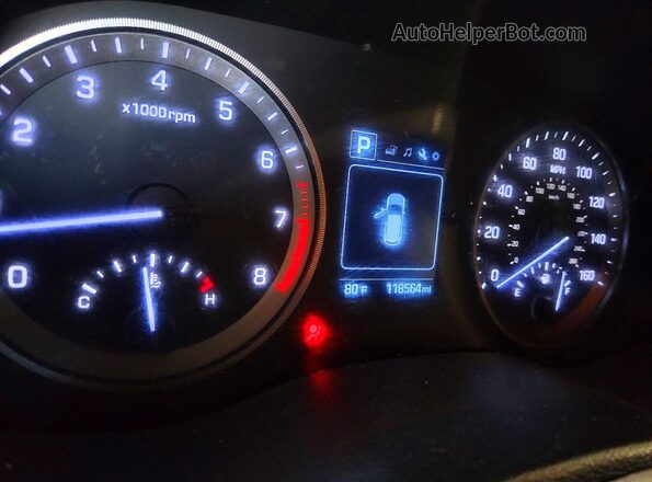 KM8J3CA48HU318415 2017 HYUNDAI TUCSON Blue ხელსაწყოთა პანელის ხედი