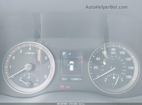 KM8J3CA48JU619577 2018 HYUNDAI TUCSON Maroon Widok tylnych siedzeń