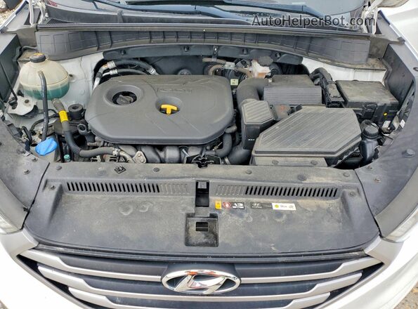 KM8J3CA48JU713524 2018 HYUNDAI TUCSON White Vista del compartimento del motor