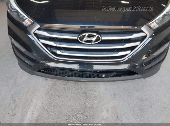 KM8J3CA48JU809332 2018 HYUNDAI TUCSON Черный Вид спереди