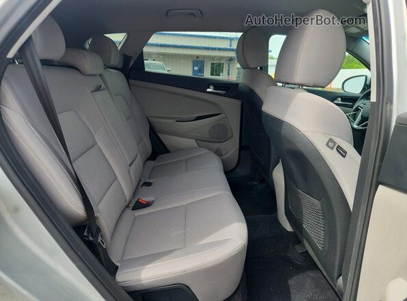 KM8J3CA48KU071839 2019 HYUNDAI TUCSON Silver უკანა სავარძლების ხედი